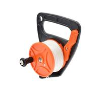 Moulinet de plongée compact pour kayak, kayak haute visibilité, cordon rétractable, 45,7 m pour exploration des grottes et des épaves