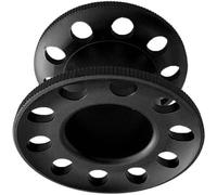 Moulinet de plongée Miniature Pratique à 10 Trous avec enchevêtrements, Conception en Alliage d ' Aluminium pour Une Organisation Efficace de l ' équipement de plongée, Bobine de Gestion de Ligne de