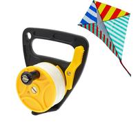 Moulinet de plongée | Moulinet de plongée à cliquet | Cordon rétractable haute visibilité 45,7 m pour exploration de grottes et d'épaves