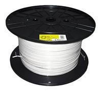 Moulinet de Tuyau - EDM - Blanc - 3 x 1,5 mm - 250 m - Pratique pour Arrosage de Jardin