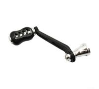 Moulinet en fibre de carbone à bras unique avec montage à vis pour DAIWA et FUEGO modèles compatibles avec deux roulements (argenté)