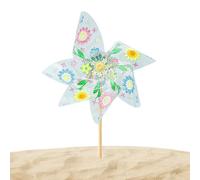 Moulinet Enfant | Girouette Décorative Extérieur Artisanale,Kit de Montage Créatif avec Couleurs, Activité Manuelle, Décoration pour Jardin et Plage