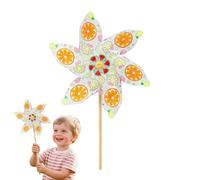 Moulinet Enfant - Moulin à Vent Extérieur Fabriqué Main - Kit de Montage Créatif avec Couleurs, Activité Manuelle, Décoration pour Jardin et Plage