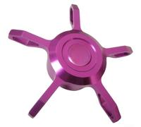 Moulinet léger en alliage d'aluminium pour support de frein cinq étoiles et intégration du système de moulinet de 60 mm (violet)