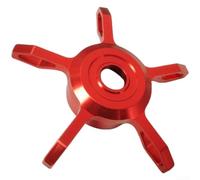 Moulinet léger en alliage d'aluminium pour support de frein cinq étoiles et intégration du système de moulinet de 60 mm (rouge)