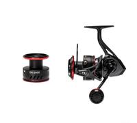 Moulinet Pêche Corps Composite Léger Résistant pour usure Moulinet | Frein max 12kg, lutte gros poissons, récupération pour rapide, idéal mer et eau douce, pour puissance brute