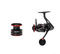Moulinet Pêche Corps Composite Léger Résistant pour usure Moulinet | Frein max 12kg, lutte gros poissons, récupération pour rapide, idéal mer et eau douce, pour puissance brute