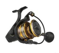 Penn Moulinet Battle® IV - pêche en eau salée - Bobine aluminium - Taille 6000 - Noir/Or/Fumé