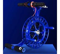 Moulinet professionnel avec système de freinage pour grand cerf-volant en plein air, construction en alliage durable pour adultes