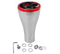 Moulinet rotatif en aluminium pour Daiwa pour Stella pour S - 36 mm (gris/rouge)