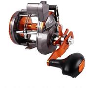 Moulinet Spinning Moulinet Pêche Traîne Mérou Bar Mer 5.2:1/3+1BB Frein Max 25Kg Pesca Niveau Conventionnel Vent Casting(Orange 4.1:1,Left Hand)