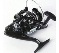 Moulinet spinning noir haute performance, équipement et accessoires de pêche. Structure à coupelle métallique haute vitesse équipée d'un engrenage de précision, avec un largage de ligne fluide et un c