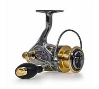 Moulinet Spinning Nouveau Moulinet Pêche Tout Métal 15Kg Puissance Traînée Maximale Roue Bobine Peu Profonde Adapté Toutes Les Eaux Casting(1000)