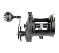 Moulinet Spinning Série 6+1 Moulinet Pêche Traîne Alliage Aluminium Coulée Appât Max Glisser 30kg Matériel Casting(Black)