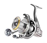 Moulinet Surf Casting 25 kg Max Drag Anti-Enchevêtrement Double Guide | 25 kg de traînée maximale, 8 + 1 roulements en acier inoxydable, longue bobine moulée, friction réduite