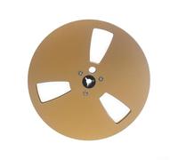 Moulinet vide en aluminium de 6,35 mm et 17,8 cm, moyeu NAB à 3 trous pour magnétoscopes TEAC Studer, noir (or)