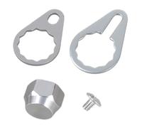 Moulinets de pêche avec poignée gauche/droite, plaque de verrouillage, vis, écrou, pièce de verrouillage pour appât, pour main gauche et droite