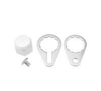 Moulinets de pêche avec poignée gauche/droite, plaque de verrouillage, vis, écrou, pièce de verrouillage pour appât, pour main gauche et droite