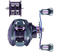 Moulinets de pêche Casting Lurecasting Bait Caster Lurecaster | Moulinet rotatif 7,6 1 à grande vitesse pour caster Caster Casting Équipement de pêche en eau salée pour eau douce et eau