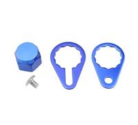 Moulinets de pêche en métal poignée Bouchons à vis manivelle écrou de Verrouillage poignée Gauche/Droite couvercles d ' écrou Accessoires de matériel de pêche pour Gauche et Droite