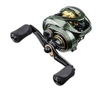 Moulinets Lanceurs d'Appâts - Moulinet Baitcaster en Outil de Pêche,Accessoire de Pêche Léger avec Anti-Retour Distributeur d'Appâts pour Niveaux