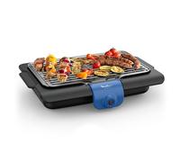 Moulinex BG134812 barbecue et grill Dessus de table Electrique Noir, Bleu, Argent 2100 W