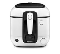 Moulinex AM3140 Super Uno friteuse électrique, capacité de cuisson pour 6 personnes jusqu'à 1,5 kg, filtre anti-odeur, réglage de la température jusqu'à 190°, composants lavables au lave-vaisselle,