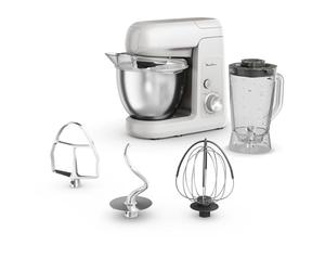 Moulinex Bake Partner, Kitchen Machine, puissant pétrisseur planétaire de 1100 W, performance durable, kit d'accessoires BakeGood, QA521B25