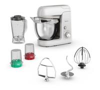 Moulinex Bake Partner QA523B10 robot de cuisine 1100 W 4,6 L Acier inoxydable et Blanc