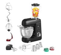 Moulinex Bake Partner +, Robot pâtissier, Moteur de 1 100 W, Kit d'accessoires BAKEGOOD, Balance intégrée, 5 accessoires, QA5458F1