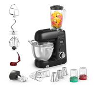 Moulinex Robot pâtissier Bake Partner+ QA5458F1 1100 W, balance intégrée, kit BAKEGOOD 5 accessoires