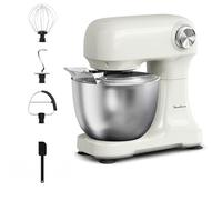 Moulinex, Bake Simple, Robot pâtissier, compact, utilisation facile, Fouet, batteur et crochet petrin, QA141AF0