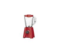 Moulinex Blender Blendforce, 600 W, 2 vitesses + fonction Pulse, Capacité totale de 2 L, Système Smart Lock, Nettoyage facile, Refroidissement par air, 3 minutes de mixage en continu LM420510