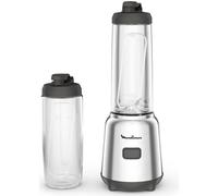 Moulinex blender mixeur, 300 w, 2 bouteilles tritan à emporter, 4 lames amovibles, compact Moulinex