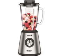Moulinex blender mixeur, puissance 800 w, lames inox, 5 vitesses, bol verre thermique 1,75 l Seb