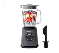 Moulinex Blender PerfectMix Essential 1200W, Lames Powelix, Bol Verre 2L, Mixage 30% Plus Rapide, Vitesse Ajustable & Pulse, Smoothie, Nettoyage Facile, LM771BF0, Poivre de Java
