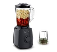 Moulinex Blendforce Essential, Blender, 450 W, Résultats lisses, 2 vitesses + Mode Pulse, Glace pilée, Bol de 1,85 L, LM4118F0
