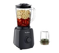 Moulinex Blendforce Essential, Blender, 450 W, Résultats lisses, 2 vitesses + Mode Pulse, Glace pilée, Bol de 1,85 L, LM4118F0, Bleu Nuit