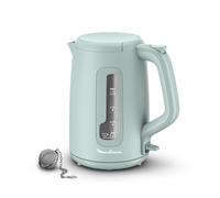 MOULINEX Bouilloire électrique 1.7 L, Indicateur 1 tasse, Filtre anticalcaire, Arrêt auto, Boule à thé incluse, Morning BY2M1310
