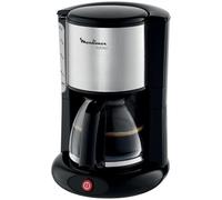 Moulinex Cafetière Filtre Inox, 10 à 15 Tasses, 1.25L, Filtre Amovible, Arrêt Automatique, Système anti-goutte, Porte-filtre pivotant, Subito FG360811