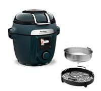 MOULINEX - Cookeo Infinity - Air fryer + multicuiseur sous pression - Sans pale de mélange - 17 programmes - Bleu Trust - CE97GUF0