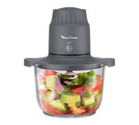 Moulinex Choppeo, Hachoir avec bol en verre, Capacité utile de 1L, Verre borosilicate, 2vitesses, Java Pepper DJ602110