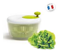 Moulinex Classic Essoreuse à salade 5 L (5/7 pers), Compatible lave-vaisselle, Essore la salade facilement et rapidement, Bouton stop, Fabriquée en France K1690104, fabriqué en France