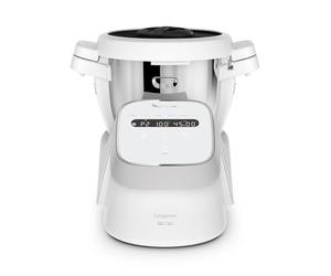 Moulinex Companion, Robot cuiseur, 14 fonctions, Cuve 3L, Capacité XL 10 personnes, Cuire, Mélanger, Hacher, Silencieux, Compatible lave-vaisselle, Fabriqué en France, Gris, HF8408F1