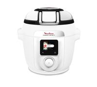 Cookeo MOULINEX Multicuiseur Airfryer Cookeo Infinity sans pale Blanc CE9721F0 16 modes de cuisson, 6,5 L