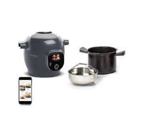 Moulinex Cookeo, Multicuiseur, 150 recettes, Rapide, 6 L, 6 personnes, Gris Java Pepper, CE851HF0