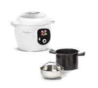 MOULINEX Cookeo+ Multicuiseur haute pression 80 recettes intégrées Guide de cuisson pas à pas 6 L Application dédiée CE854110