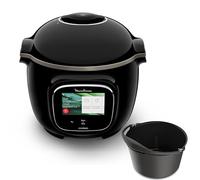 Moulinex Cookeo Touch Wifi Multicuiseur intelligent haute pression + moule à gâteaux 18 cm, 6 L, Ecran tactile, 250 recettes intégrées, Application Moulinex YY5297FB, Noir