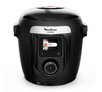 Moulinex Cookeo Wi-Fi 10-en-1, Multicuiseur, 10modes de cuisson, Cuisson sous pression, Etapes détaillées, CE96G810, Noir