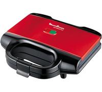 Moulinex SM180811 gaufrier et appareil à croque-monsieur 650 W Noir, Rouge